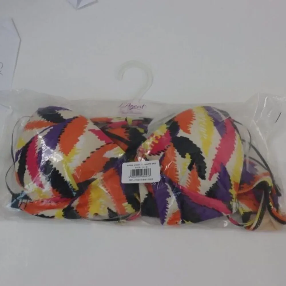 NEW L'Agent by Agent Provocateur Avril‎ swimsuit, multicolor, small